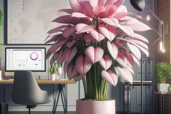 Philodendron Pink: O Toque de Cor para Escritórios Home Office Compactos